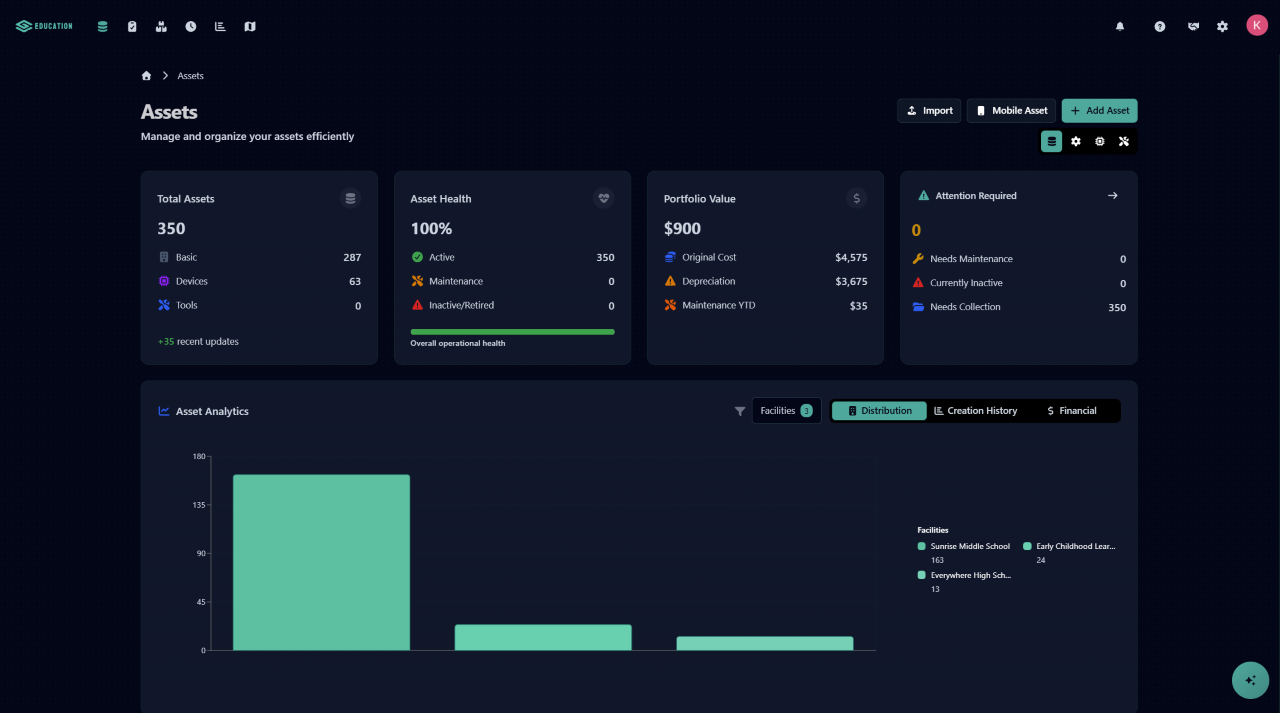 Track and Manage Assets
